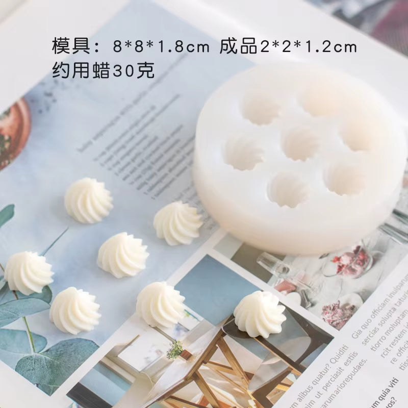 Diy Cake Candle Decoration Silicone Mold Donut Circle Resin Mold Chocolate Biscuit Mold Cake Decorating Tools Pastry Tools