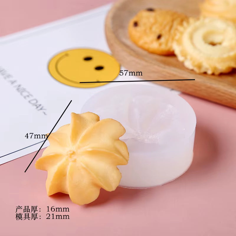 Diy Cake Candle Decoration Silicone Mold Donut Circle Resin Mold Chocolate Biscuit Mold Cake Decorating Tools Pastry Tools