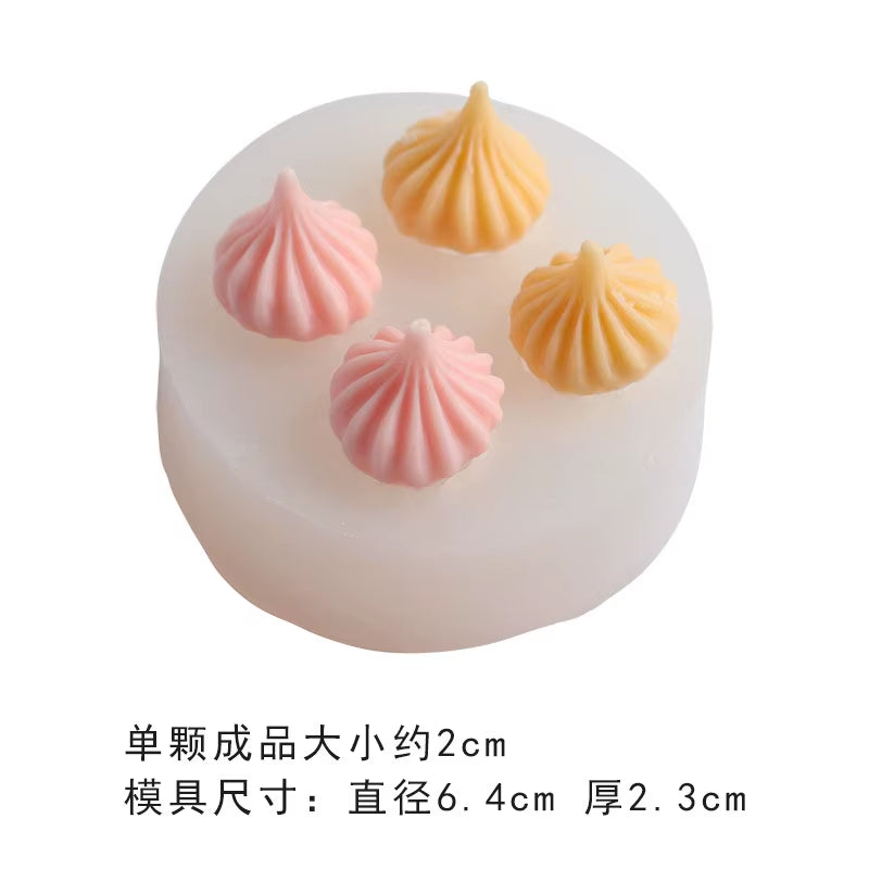 Diy Cake Candle Decoration Silicone Mold Donut Circle Resin Mold Chocolate Biscuit Mold Cake Decorating Tools Pastry Tools