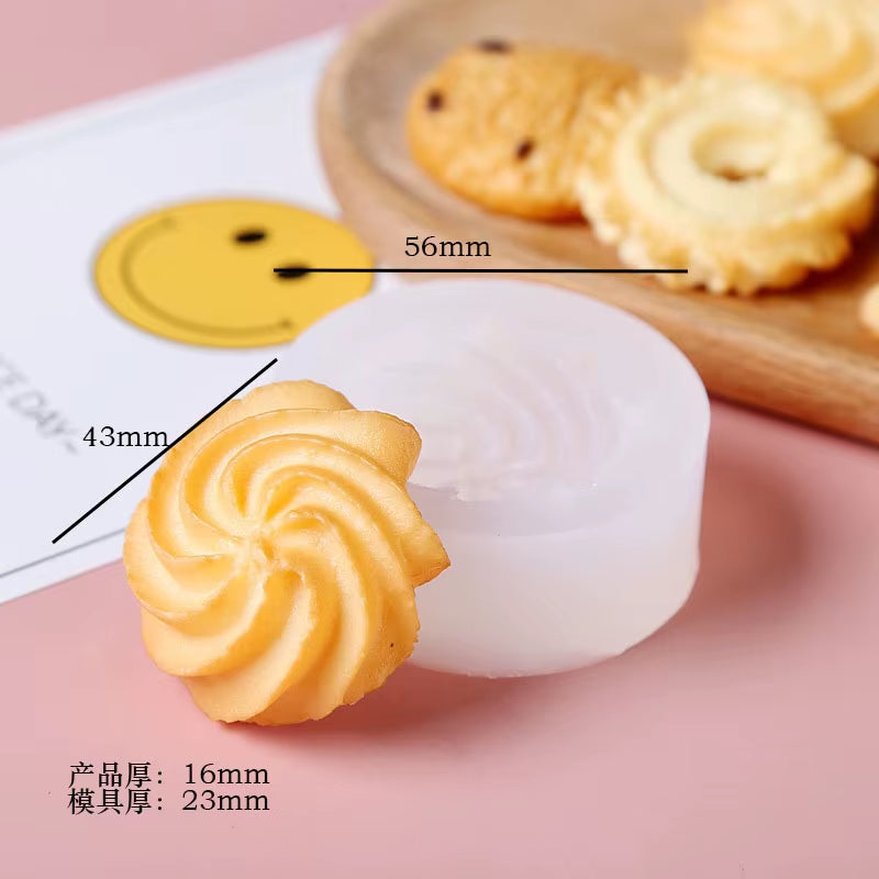 Diy Cake Candle Decoration Silicone Mold Donut Circle Resin Mold Chocolate Biscuit Mold Cake Decorating Tools Pastry Tools