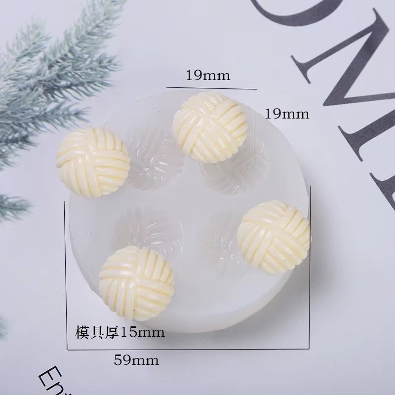 Diy Cake Candle Decoration Silicone Mold Donut Circle Resin Mold Chocolate Biscuit Mold Cake Decorating Tools Pastry Tools