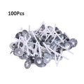 120Pcs Waxed Cotton Candle Wicks with Stand Original Smokeless Candle Wick for DIY Candle Silicone Mold Candle Making Supplies