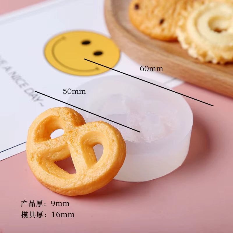 Diy Cake Candle Decoration Silicone Mold Donut Circle Resin Mold Chocolate Biscuit Mold Cake Decorating Tools Pastry Tools