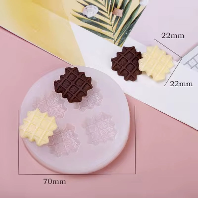 Diy Cake Candle Decoration Silicone Mold Donut Circle Resin Mold Chocolate Biscuit Mold Cake Decorating Tools Pastry Tools