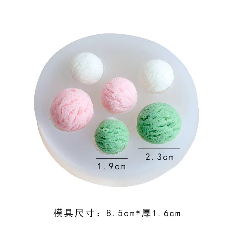 Diy Cake Candle Decoration Silicone Mold Donut Circle Resin Mold Chocolate Biscuit Mold Cake Decorating Tools Pastry Tools