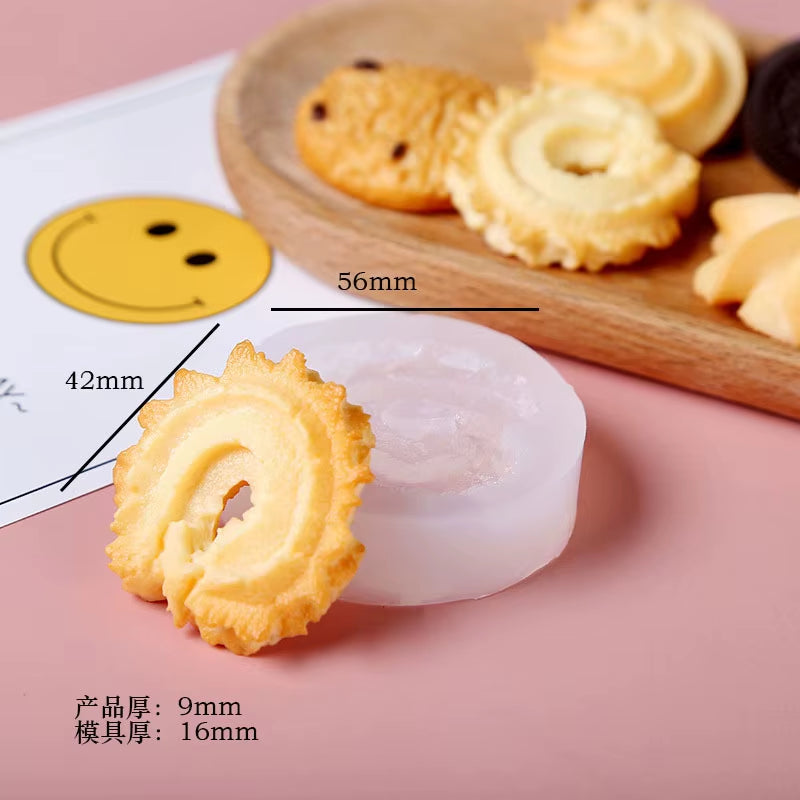 Diy Cake Candle Decoration Silicone Mold Donut Circle Resin Mold Chocolate Biscuit Mold Cake Decorating Tools Pastry Tools